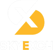 SkyExchange white theme Logo